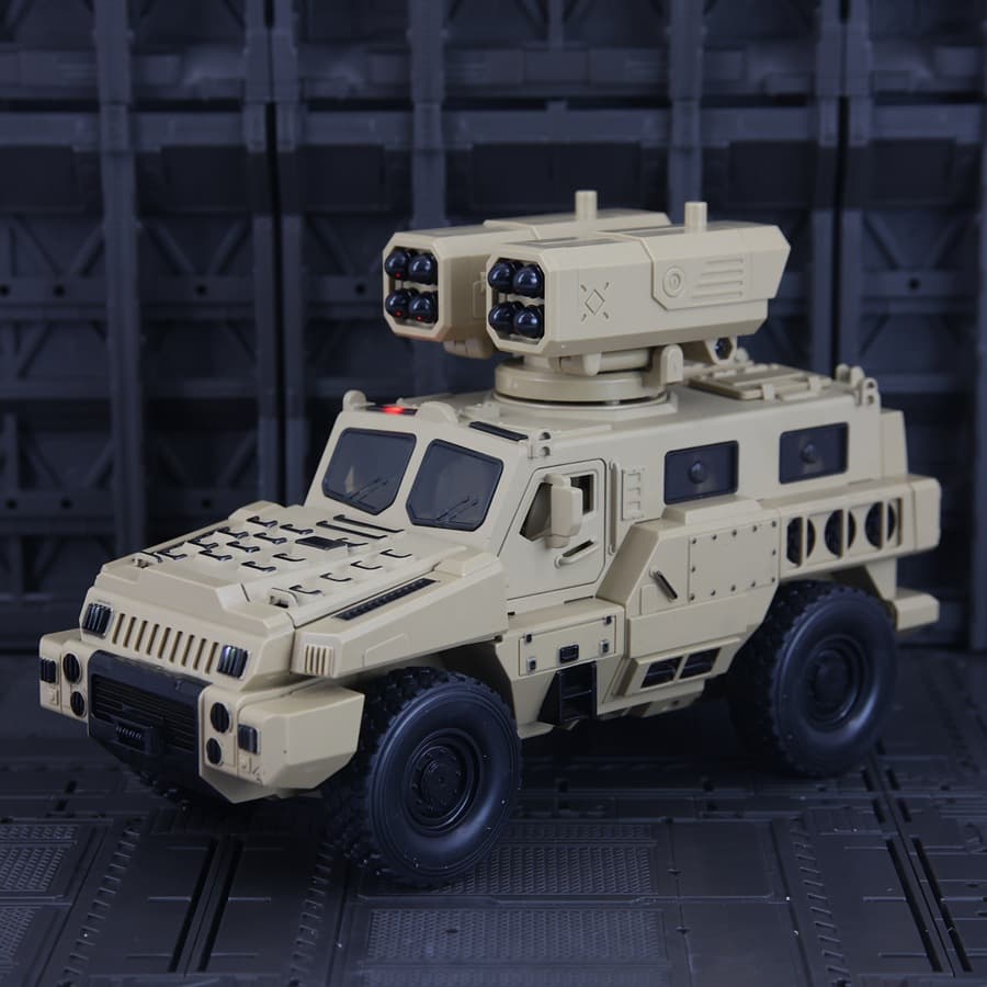 Car Cube 6136A Simulation Raider Swat Armored Vehicle Alloy Model Ornament Missile Launch Boy Toy