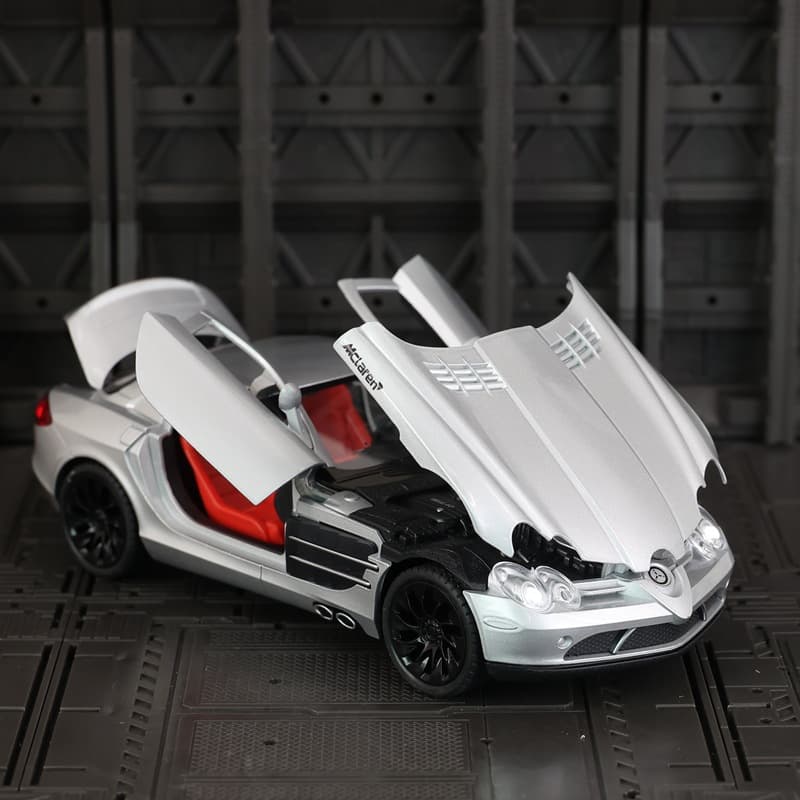 Xin'Ao Xa2430 Artificial Sl Alloy Car Model Ornaments Shock-Absorbing Steering Pull-Back Boy Toy Car Gift