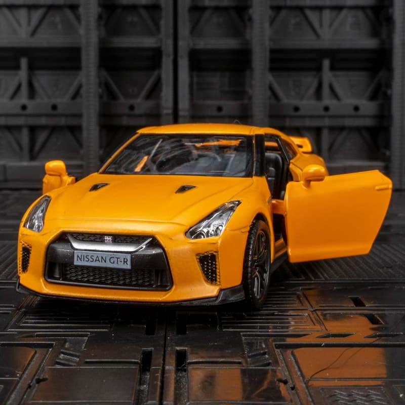 Ma Ke CH554033 Simulation R35 Sports Car Alloy Car Model Ornaments Back Force Double Door Toy Boy