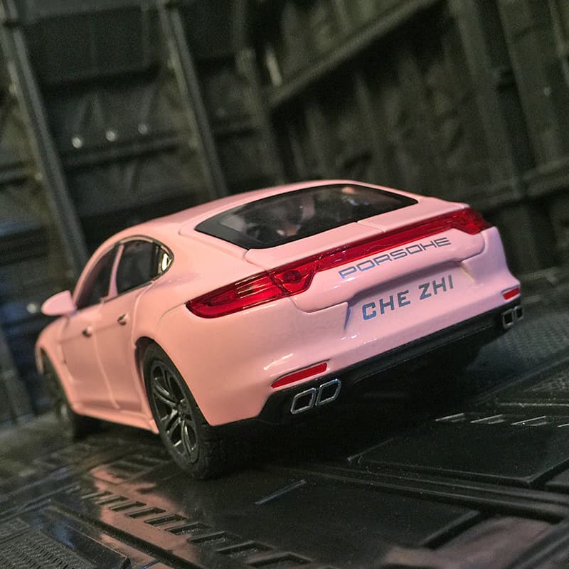 Car to CZ32083 simulation Palamera alloy sports car model boy sound and light metal toy car gift
