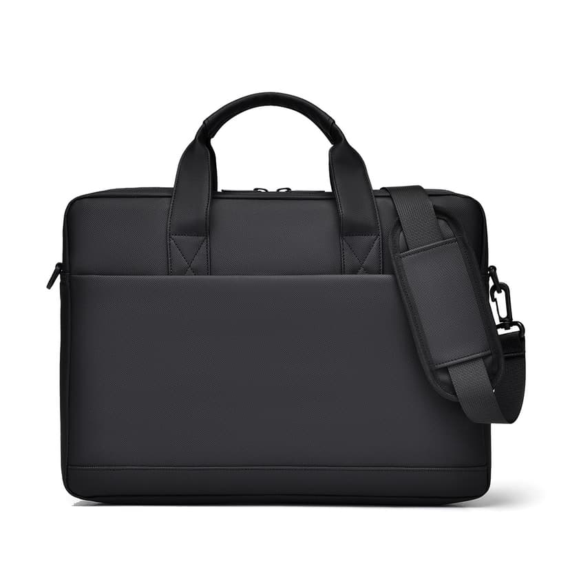 New Leather Film 14inch Satchel Laptop Bag for Men 16inch Large Capacity Crossbody Bag Shoulder Bag with Logo Printing
