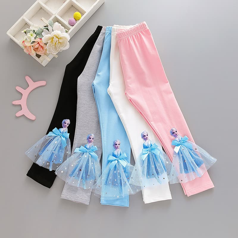 Aisha Girl's Leggings Cotton Autumn Girls' Outer Wear Aisha Children's Autumn Dress Princess Pants Baby Pants