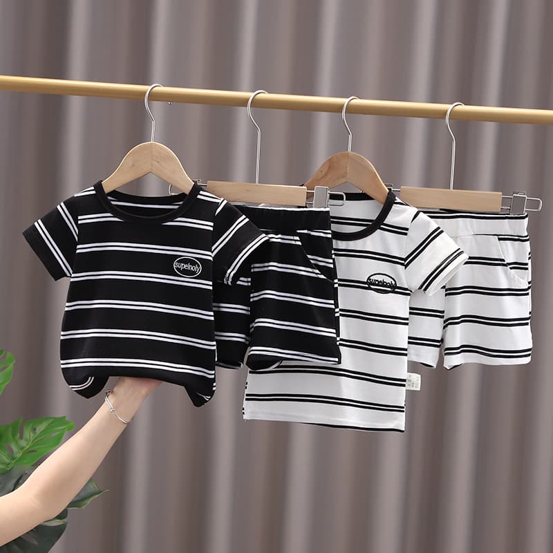 Boys Summer Clothes Western Style Children's Clothes Boys Children's Clothes 2 Infants Summer 3 Children One Year Old Baby Short Sleeve Suit