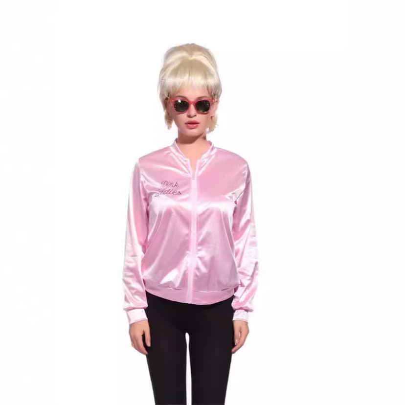 2024 Amazon Independent Station New European and American Short Baseball Suit Fashion Joker Jacket Pink Jacket
