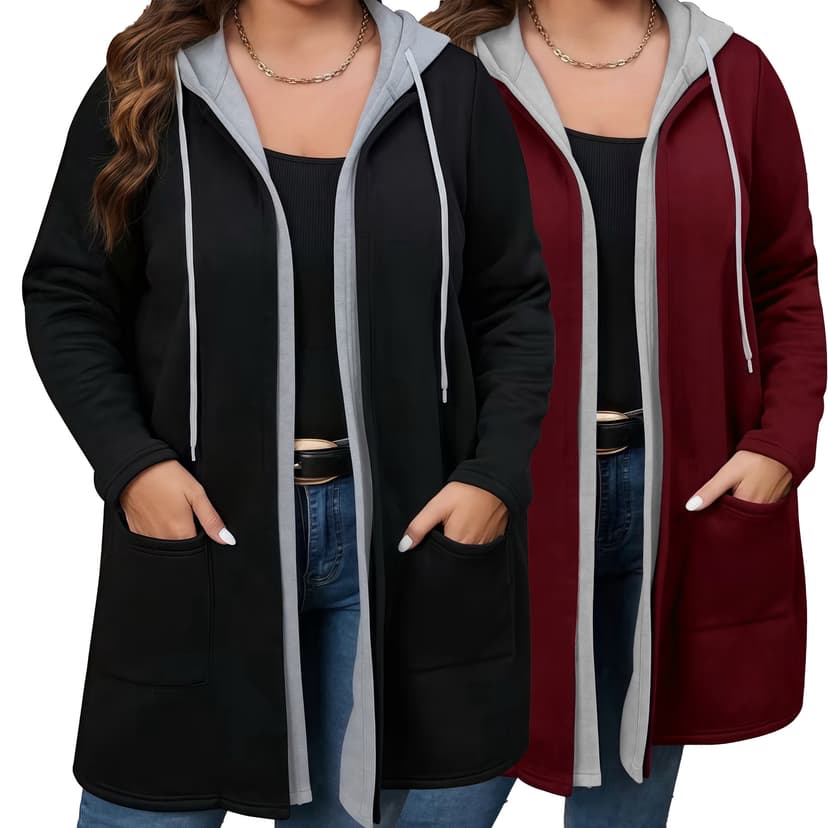 2025 Autumn European and American Foreign Trade Amazon Independent Platform Supply Elegant Solid Color Patchwork Fake Two-Piece Plus Size Women's Top