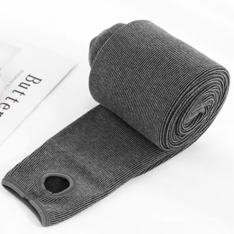 Thin/Thick Autumn and Winter Fleece-Lined Thick Ribbed Leggings for Women, High-Waisted Thermal Footed Tights, Plus Size
