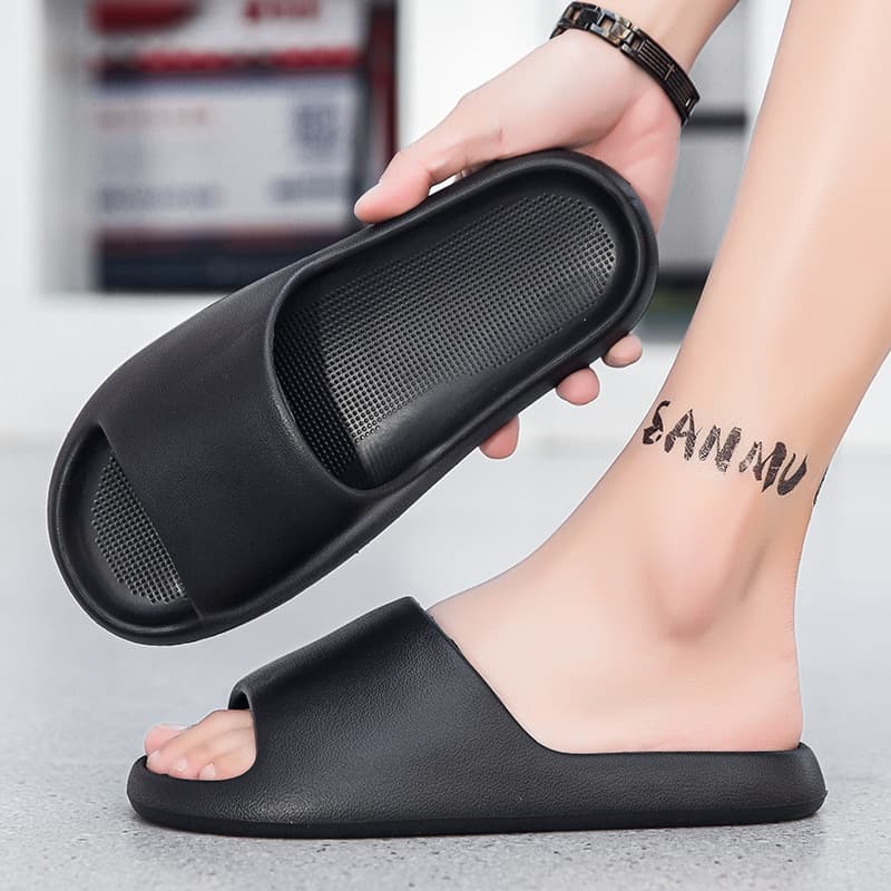 Popular Thick-Soled Slippers with a Stepping-On-Clouds Feel, Men's Casual Fashion Lightweight Home Slippers, Couple's Eva Beach Shoes, Bargain Find