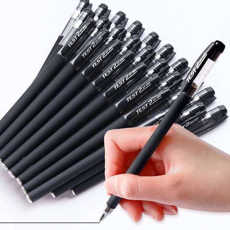 Black Gel Pen Frosted Signature Pen 0.5mm Business Stationery Student Exam Ballpoint Pen Gp380 Carbon Pen